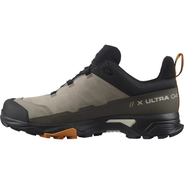 Tênis De Caminhada Salomon X Ultra 4 Couro GTX Masculino Pretas Caqui | PT V27394